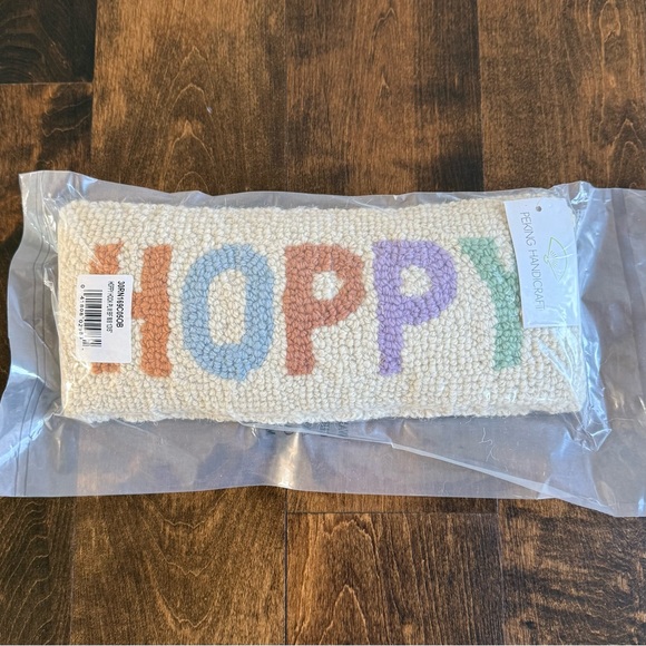 Colorful 'Hoppy' Textured Pillow - Picture 3 of 3